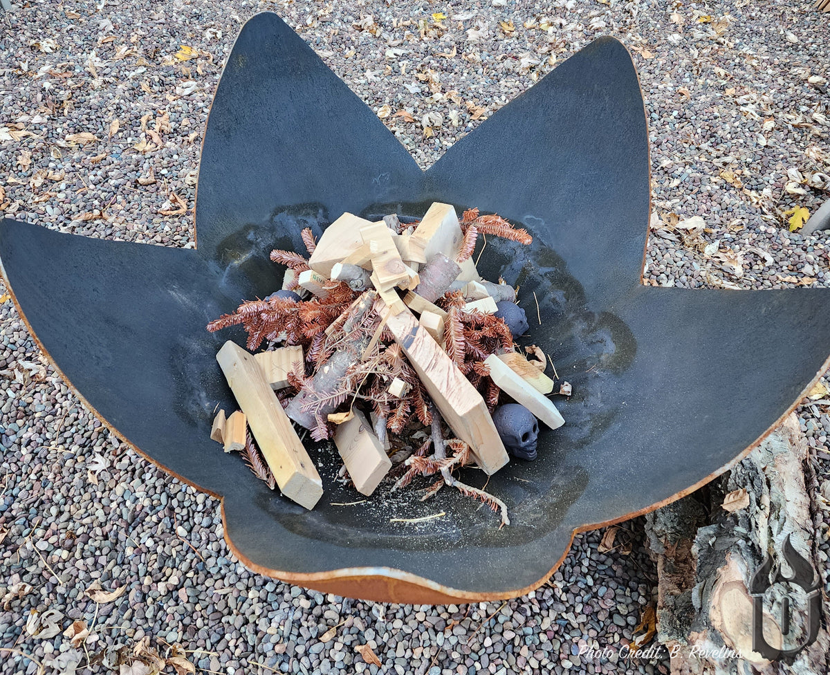 Ohio Flame Fire Flower Fire Bowl with Standard Base - 30, 37 or 41 inch