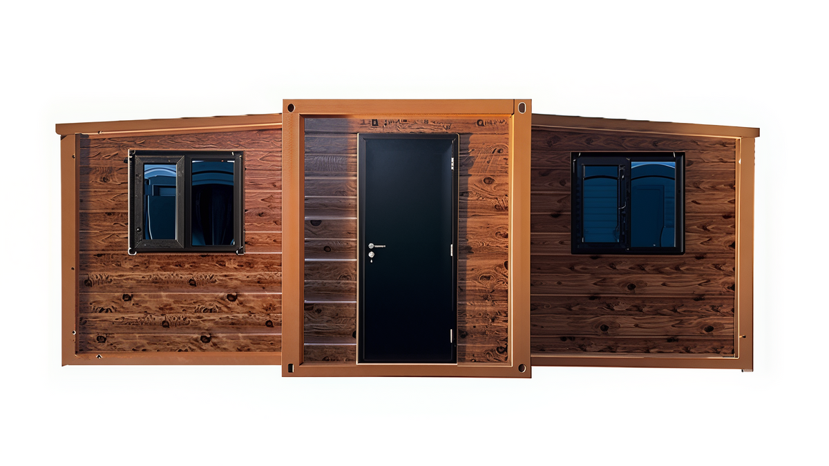 Duo Mod – 20' Hunting Cabin Tiny Home | 2 Bedroom | Full Bath, Kitchen, Dinette & Living Room | 385 SF Tiny Home Rustic Camouflage Design Perfect for Outdoor Enthusiasts
