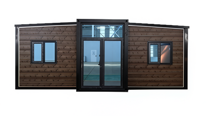 Duo Mod – 20' Hunting Cabin Tiny Home | 2 Bedroom | Full Bath, Kitchen, Dinette & Living Room | 385 SF Tiny Home Rustic Camouflage Design Perfect for Outdoor Enthusiasts