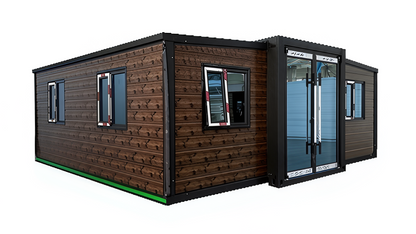 Duo Mod – 20' Expandable Container Home | 2 Bedroom | Full Bath, Kitchen, Dinette & Living Room | 385 SF Tiny Home