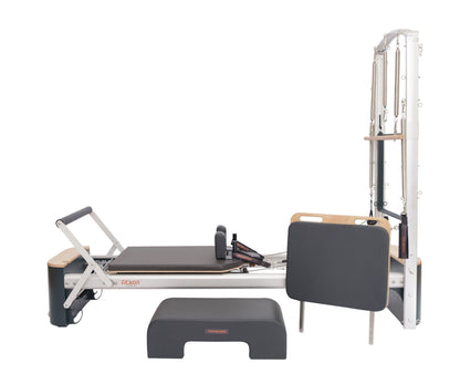 Fitkon™ Pro Plus Pilates Reformer with Tower - 98.5 x 27 x 76 inch