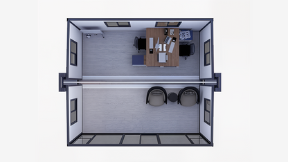 Duo Mod – 20' Expandable Container Office | 385 SF Office Space
