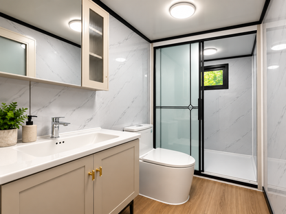 Grand Duo – 40' + 20' Two-Story Expandable Container Home | 4 Bedrooms | 2 Full Baths | Kitchen, Living, & Rooftop Terrace | ~1,250 SF