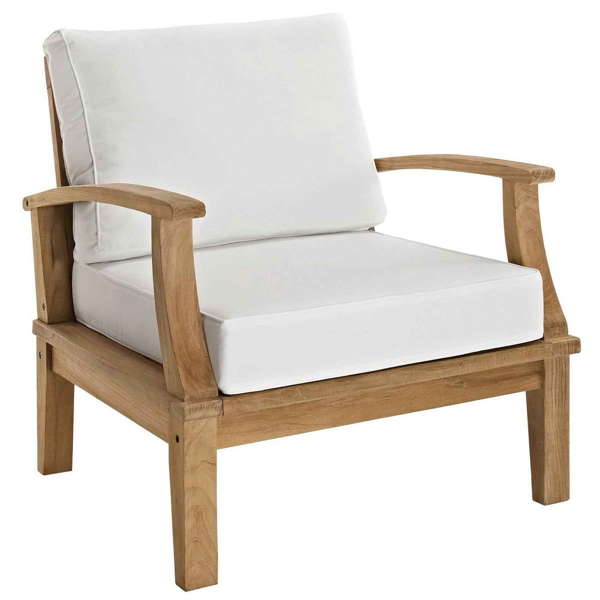 Modway Marina Teak Outdoor Seating Set - 10-Piece