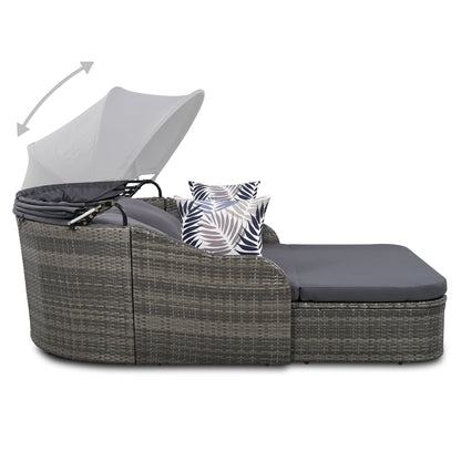 Go Outdoor Canopy Daybed - Gray