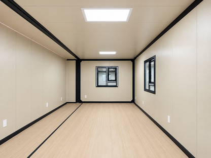 40' Double Expandable Modular Office Complex | 6 Private Offices, Reception, Kitchen & 2 Bathrooms | 1550 SF