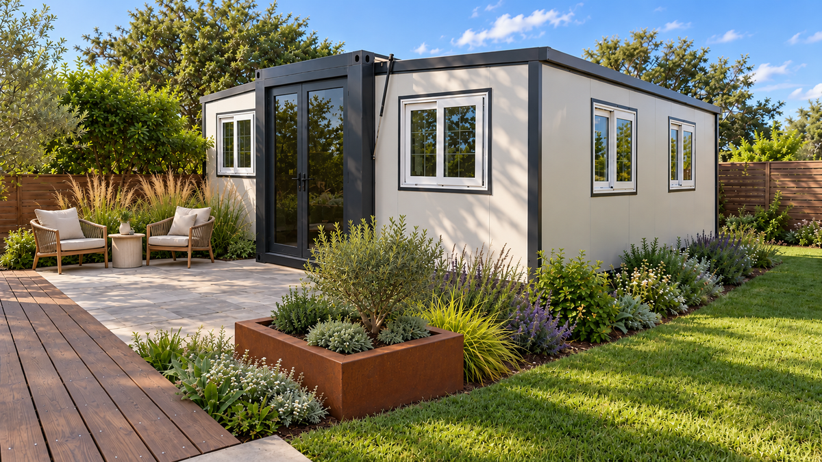 Duo Mod – 20' Expandable Container Home | 2 Bedroom | Full Bath, Kitchen, Dinette & Living Room | 385 SF Tiny Home