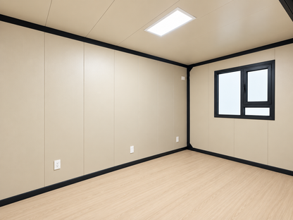 40' Double Expandable Modular Office Complex | 6 Private Offices, Reception, Kitchen & 2 Bathrooms | 1550 SF
