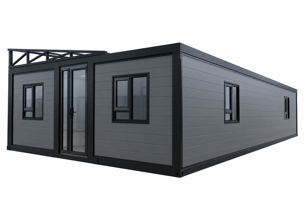 40' Double Expandable Modular Office Complex | 6 Private Offices, Reception, Kitchen & 2 Bathrooms | 1550 SF