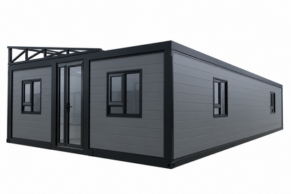 40' Double Expandable Modular Office Complex | 6 Private Offices, Reception, Kitchen & 2 Bathrooms | 1550 SF