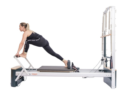 Fitkon™ Pro Plus Pilates Reformer with Tower - 98.5 x 27 x 76 inch