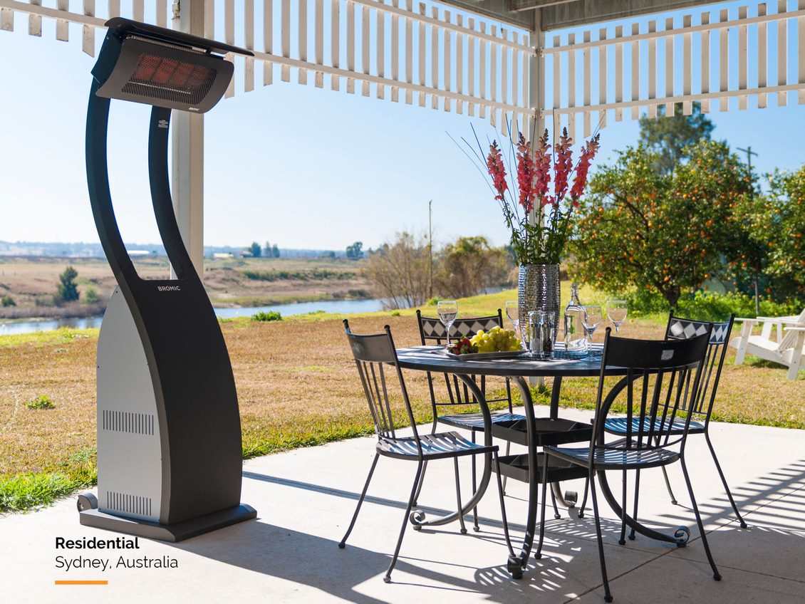 Bromic Tungsten Smart-Heat Portable Gas Heater - Matte Black
