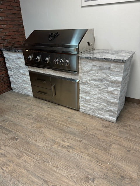 6' Traditional /LTE Grill Island