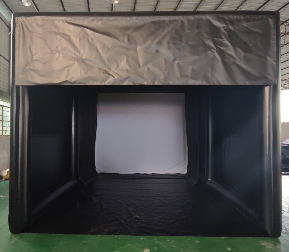 Inflatable Golf Simulator Enclosure - 12 x 16 ft