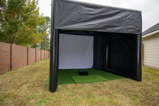 Inflatable Golf Simulator Enclosure - 12 x 16 ft